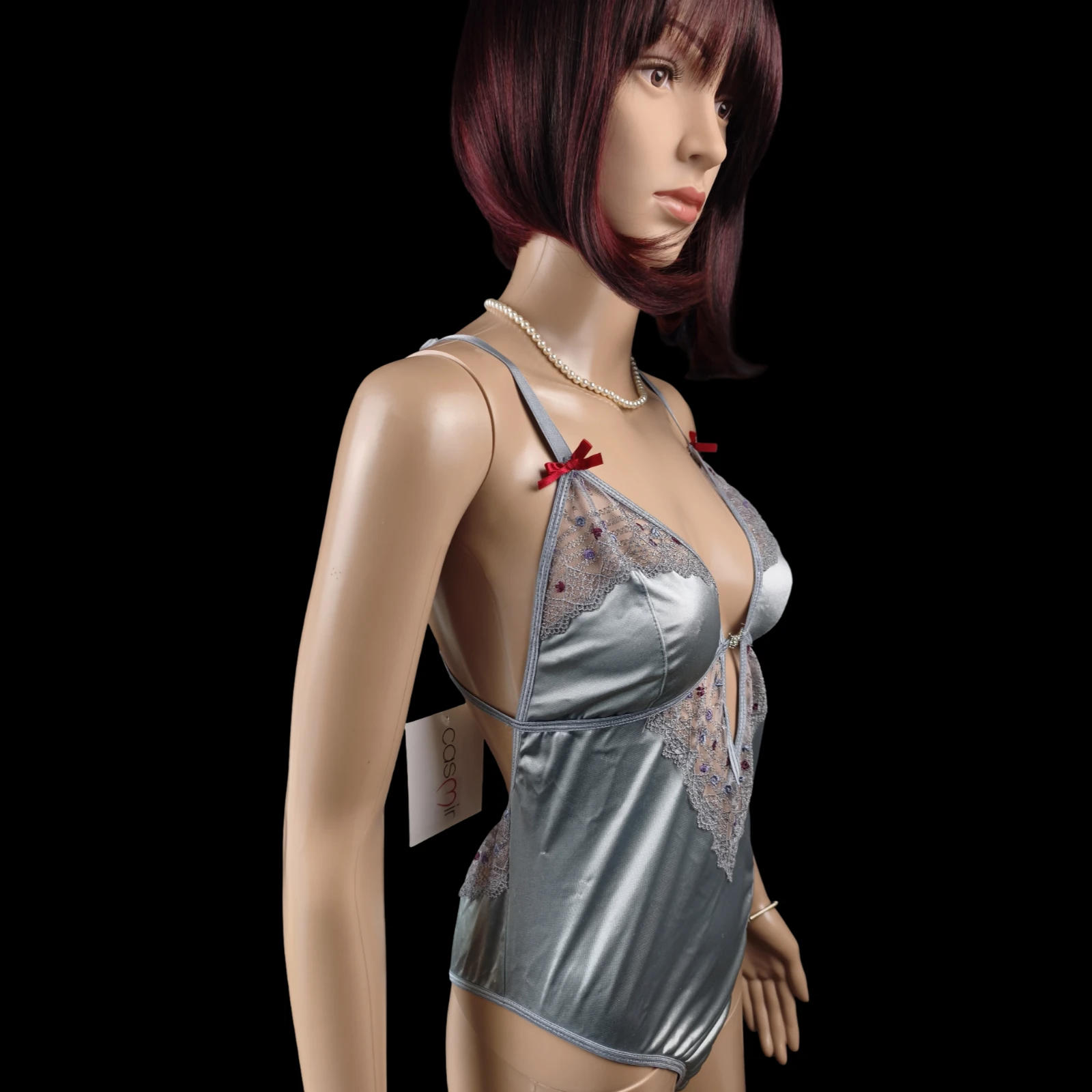 Cuerpo satinado con estilo femenino y elegante, marca Casimir – Nuevo / Talla 44/46 – photo 2